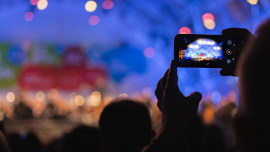 Blick aus dem Publikum auf die Bühne, Fest der Freude 2022 © MKÖ/Sebastian Philipp