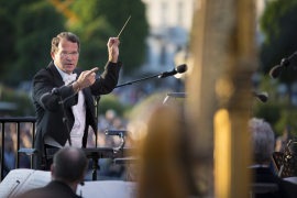 Dirigent Christoph von Dohnányi während des Konzertes beim Fest der Freude 2016 © MKÖ/Sebastian Philipp