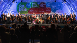 Chen Reiss, Lahav Shani & die Wiener Symphoniker Fest der Freude 2022 © MKÖ/Sebastian Philipp