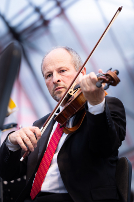 Violinist der Wiener Symphoniker beim Fest der Freude 2022 © MKÖ/Sebastian Philipp