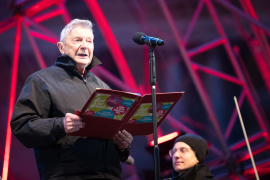 Shaul Spielmann bei seiner Rede am Fest der Freude 2019 © MKÖ/Sebastian Philipp