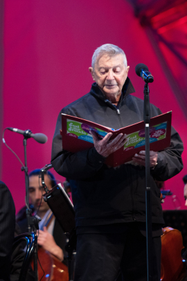 Shaul Spielmann bei seiner Rede am Fest der Freude 2019 © MKÖ/Sebastian Philipp