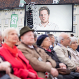 Foto der Ehrengäste in der ersten Reihe des Fests der Freude 2022 © MKÖ/Sebastian Philipp