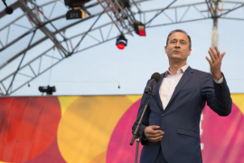 Andreas Mailath-Pokorny bei seiner Rede am Fest der Freude 2015 © MKÖ/Sebastian Philipp