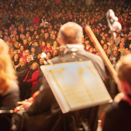 Aufnahme aus den Reihen der Wiener Symphoniker auf das Publikum beim Fest der Freude 2019 © MKÖ/Sebastian Philipp