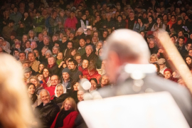 Aufnahme aus den Reihen der Wiener Symphoniker auf das Publikum beim Fest der Freude 2019 © MKÖ/Sebastian Philipp