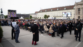 Aufnahme der zahlreichen ZuschauerInnen beim Fest der Freude 2019 © MKÖ/Alissar Najjar