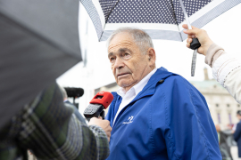 Mark Olsky, KZ-Überlebender und einer der drei "Mauthausen Babys" © MKÖ/Alissar Najjar
