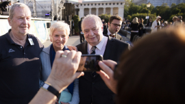 Katja Sturm-Schnabl und Rudolf Gelbard posieren für ein Foto beim Fest der Freude 2016 © MKÖ/Sebastian Philipp