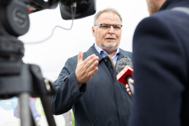 Willi Mernyi, Vorsitzender Mauthausen Komitee Österreich, im Interview © MKÖ/Alissar Najjar