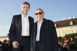 Dr. Josef Ostermayer und Marko Feingold vor dem Fest der Freude 2016 © MKÖ/Sebastian Philipp 