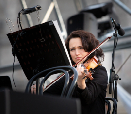 Violinistin der Wiener Symphoniker beim Fest der Freude 2019 © MKÖ/Alissar Najjar