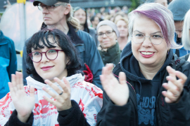 Applaudierende Damen im Publikum beim Fest der Freude 2018 © MKÖ/Sebastian Philipp