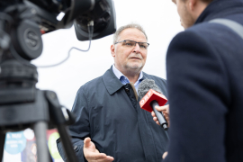 Willi Mernyi, Vorsitzender Mauthausen Komitee Österreich, im Interview © MKÖ/Alissar Najjar