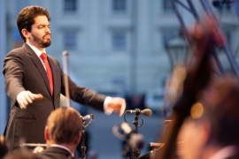 Dirigent Lahav Shani beim Fest der Freude 2022 © MKÖ/Sebastian Philipp