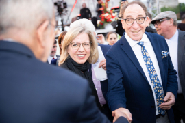 Leonore Gewessler und Johannes Rauch beim Fest der Freude 2022 © MKÖ/Sebastian Philipp