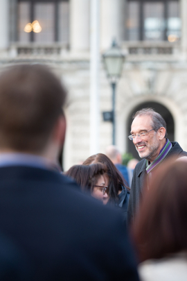 Heinz Faßmann im Publikum beim Fest der Freude 2019 © MKÖ/Alissar Najjar