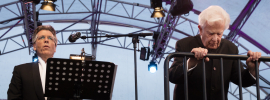 Thomas Hampson und Dirigent Christoph von Dohnányi, Fest der Freude 2016 © MKÖ/Sebastian Philipp