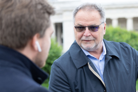 Willi Mernyi, Vorsitzender Mauthausen Komitee Österreich © MKÖ/Alissar Najjar