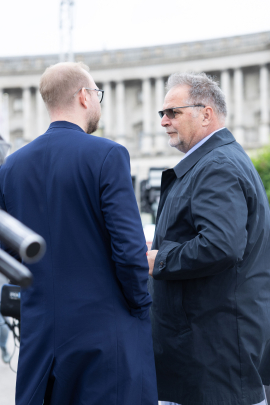 Willi Mernyi, Vorsitzender Mauthausen Komitee Österreich © MKÖ/Alissar Najjar