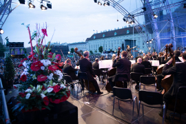 Aufnahme der Wiener Symphoniker von der Bühne beim Fest der Freude 2022 © MKÖ/Sebastian Philipp