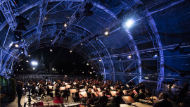 Blick von der Bühne während des Konzertes der Wiener Symphoniker, Fest der Freude 2016 © MKÖ/Sebastian Philipp