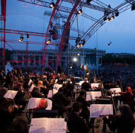 Wiener Symphoniker während ihres Konzertes beim Fest der Freude 2019 © MKÖ/Sebastian Philipp