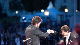 Dirigent Lahav Shani und die Wiener Symphoniker, Fest der Freude 2018 © MKÖ/Sebastian Philipp