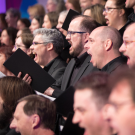 Publikum singt mit bei der "Ode an die Freude" beim Fest der Freude 2018 © MKÖ/Sebastian Philipp