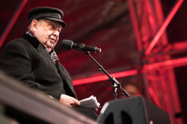 Rudolf Gelbard während seiner Rede am Fest der Freude 2018 © MKÖ/Sebastian Philipp