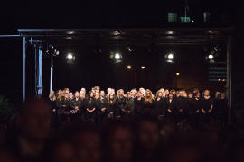 Der Konzertchor Wien wartet auf seinen Auftritt, Fest der Freude 2018 © MKÖ/Sebastian Philipp