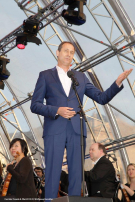 Andreas Mailath-Pokorny bei seiner Rede am Fest der Freude 2015 © MKÖ/Wolfgang Kerndler