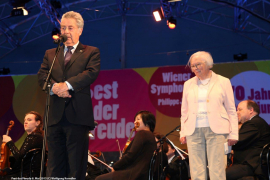 Rede von Dr. Heinz Fischer beim Fest der Freude 2015 © MKÖ/Wolfgang Kerndler