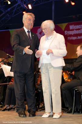 Dr. Heinz Fischer und Helga Emperger, Fest der Freude 2015 © MKÖ/Wolfgang Kerndler