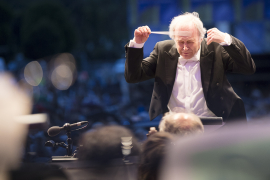 Ádám Fischer während des Konzertes, Fest der Freude 2017 © MKÖ/Sebastian Philipp 