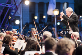 Ádám Fischer und die Wiener Symphoniker während des Konzertes, Fest der Freude 2017 © MKÖ/Sebastian Philipp