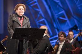 Lucia Heilman während ihrer Rede beim Fest der Freude 2017 © MKÖ/Sebastian Philipp