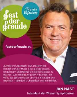 Fest der Freude 2025, Jan Nast, Intendant der Wiener Symphoniker