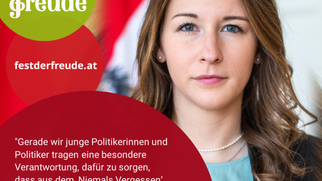 Fest der Freude 2022 Statement Claudia Plakolm, Staatssekretärin für Jugend